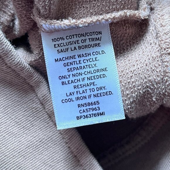 NWT BP Washed Cotton  Soft Moto Jacket Full Zip Coat Camel Tan Neutral Sz XS - Picture 8 of 14